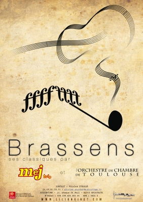 BRASSENS par le MEJ TRIO et l'ORCHESTRE DE CHAMBRE DE TOULOUSE